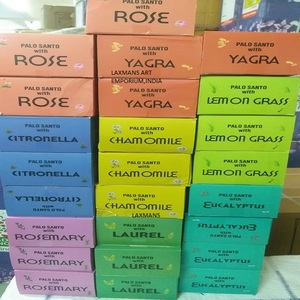 Incienso Orgánico Orkay Indian Aromatic Rosemary & Rose, Varillas de Incienso Enrolladas a Mano, Mezcla de Aromas, 100% Natural, Para Todas las Estaciones - Product Image 1