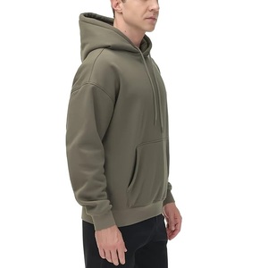 Nueva Llegada, Sudadera con Capucha para Hombre, 100% Algodón, Forrada, Manga Larga, Cuello Caído, Color Sólido, Cómoda, Tallas Grandes, Personalizable - Product Image 2