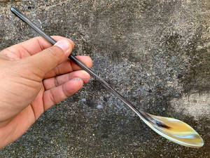 Combo 5 Exquisite Buffalo Horn <b>Spoons</b> Handmade Kitchen Utensils for Parties - Product Image 5