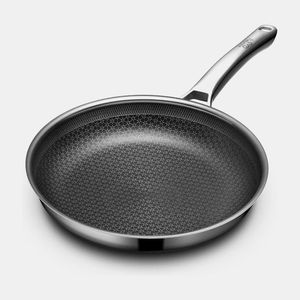 Advanced Aluminum Cooking Sauté <b>Pan</b> with Triple Layer Non-Stick Coating and Ergonomic Heat Resistant Long Handle - Product Image 1