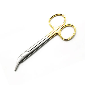 Tijeras TC Universales Hechas a Medida de 12 cm, Doradas, para Ortodoncia, Hospital, Material de Acero, Corte Manual de Ligaduras, SurgiRight - Product Image 6