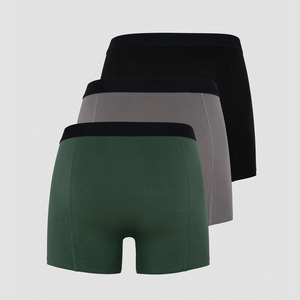 กางเกงบ็อกเซอร์ชายผ้าฝ้ายผสมอีลาสเทนอย่างดี ขายส่งราคาถูก สวมใส่สบาย คลาสสิก รับสกรีนโลโก้ กางเกงบ็อกเซอร์เด็กชาย ระบายอากาศได้ดี - Product Image 2
