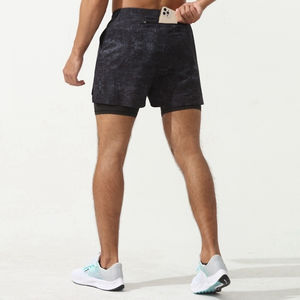 Lightweight mens elastic waistband shorts manufacturer OEM ODM factory wholesale breathable summer men shorts - Product Image 3