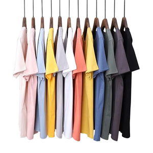เสื้อยืดผู้หญิงสีพื้น ผ้าฝ้าย 100% แขนสั้น คอกลม สไตล์ลำลอง ใส่สบายสำหรับฤดูร้อน รับสกรีนโลโก้ ระบายอากาศได้ดี น้ำหนักเบา ทรงปกติ - Product Image 2