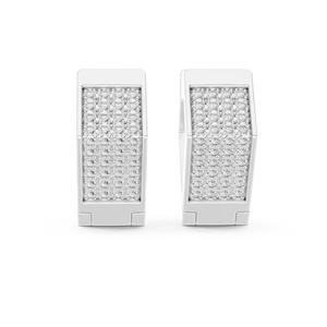 Pendientes de Aro de Oro Rosa Sólido de 18K con Diamantes Naturales de Corte Brillante, Certificados por VDS IGI |   Anillo de compromiso con diamantes de moda, regalo 7G - Product Image 2