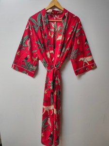 Cotton kimono Kimono <b>robe</b> Bridesmaid <b>robe</b> kimono night dress Beach wear dress night kimono - Product Image 1