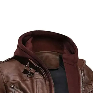 <b>Leather</b> <b>Jacket</b> Classic Motorcycle Style Genuine <b>Leather</b> Coat Premium Quality OEM ODM Export Manufacturer - Product Image 4