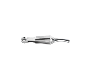 Pinza Hemostática Johns Hopkins Bulldog de 1/2'' con Mordazas Curvas y Dientes Cruzados, de Acero Inoxidable de Grado Quirúrgico - Product Image 1