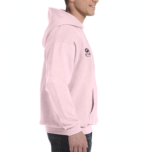 Sweat à capuche uni pour homme GYM Active, coupe classique, avec cordon de serrage, 100 % coton, non doublé, tissu tricoté léger 340 GSM, devant uni - Product Image 4