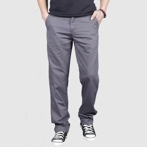 Pantalones de Vestir Casuales para Hombre Bearfit, Color Beige, Formales, Ecológicos, Transpirables, Elásticos, de Tela de Poliéster/Algodón, Corte Recto - Product Image 2