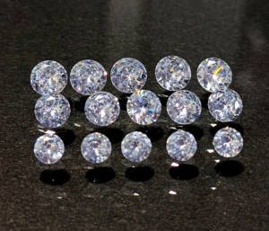 Piedra de Moissanita Suelta al por Mayor, Corte Brillante Redondo, Color DEF, VVS, Piedra de Joyería Cultivada en Laboratorio - Product Image 3