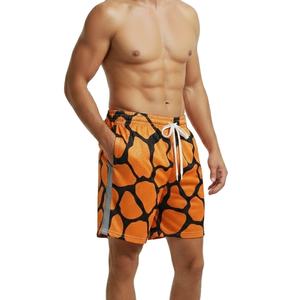 High Quality Custom 5 Inch Mens Casual Double Layer Solid Basketball <b>Shorts</b> Breathable Quick Dry Elastic Waist Canvas Mesh - Product Image 3