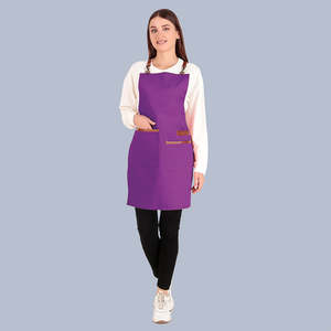 Tablier de cuisine vintage en toile véritable multi-poches pour femme, en cuir véritable de qualité supérieure, réglable - Product Image 6