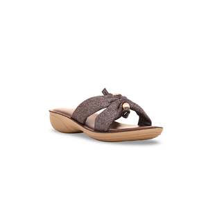 Girls Brown Casual <b>Animal</b> Prints <b>Slipper</b> KD5369 - Product Image 2