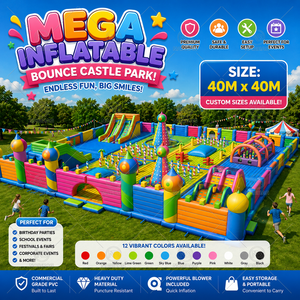 Grand château gonflable combiné avec aire <span class=keywords><strong>de</strong></span> <span class=keywords><strong>jeux</strong></span> et trampoline, équipement <span class=keywords><strong>de</strong></span> divertissement <span class=keywords><strong>extérieur</strong></span>, parc gonflable géant - Product Image 2