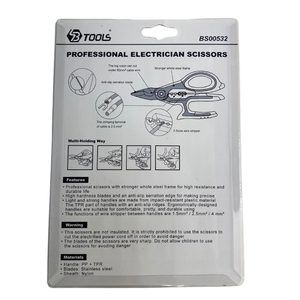 Cortador de Cables Multifuncional Profesional con Pelacables, Cuchilla de Acero Inoxidable, Tijeras para Electricistas - Product Image 6