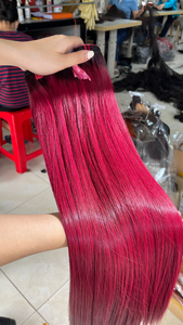 Extensiones de cabello humano vietnamita puro de aspecto natural, extensiones y pelucas rectas de hueso, pelucas de cabello crudo duraderas de larga duración - Product Image 3