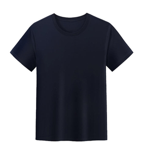 เสื้อยืดโอเวอร์ไซส์สีขาวล้วน ผ้าฝ้าย แขนสั้น คอกลม ทรงลำลอง ผ้าเจอร์ซีย์ถัก สีพื้น ทรงปกติ สำหรับผู้ชาย - Product Image 2
