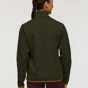 Suéter de punto con cuello alto y media cremallera con logotipo bordado personalizado, suéter personalizado de otoño invierno, jersey unisex. - Product Image 3