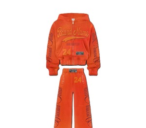 2026 Hot Selling <b>Embroidery</b> Heavyweight Men'S Sweatsuit Streetwear Cotton Jacket Tracksuit Flared Sweatpants and Hoodie <b>Sets</b> - Product Image 2