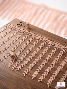 Encaje de Flecos de Lujo, Tela de Encaje con Borlas, Borde Decorativo de Flecos, Servicio de Fabricación Personalizada para Prendas, Cortinas y Manualidades - Product Image 5
