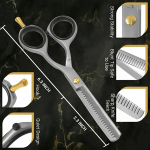 Tijeras de Corte de Pelo de Alta Calidad, Tijeras de Peluquería Profesionales, Tijeras de Barbería de Fábrica, Logotipo Personalizado OEM - Product Image 5