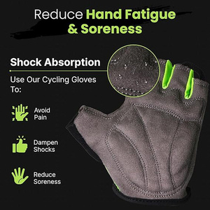 Best Performance Half-Finger Cycling Gloves Synthetic Leather Amara Breathable Sports Gloves for Racing Casual Outdoor - Product Image 4