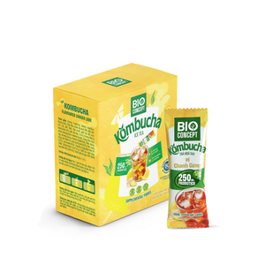 Poudre de Kombucha au Gingembre et au Citron Vert Biologique pour l'Exportation Internationale, Thé Biologique Probiotique, Boîte d'Emballage de Thé Personnalisée - Product Image 1