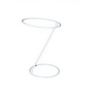 Porte-chapeaux autoportant de luxe blanc moderne, écologique, lavable, léger, pré-assemblé, en acier thermolaqué - Product Image 1