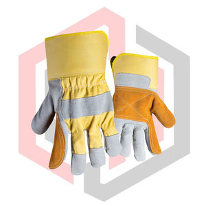 Gants de travail en cuir renforcé avec tissu résistant aux déchirures, respirants, antistatiques, sans silicone, sans poudre, anti-coupure - Product Image 3