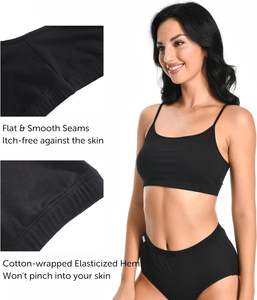 Bralette para Mujer Studio Calm, Compresión Suave, Soporte Equilibrado, Sensación Suave, Ligero, Transpirable, Tejido de Punto, Comodidad Diaria - Product Image 3