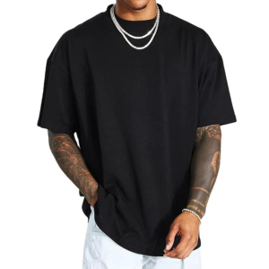 Camiseta de Manga Corta para Hombre, Tejida con Algodón 100%, de Primera Calidad, Informal, Cómoda, Transpirable, Ecológica, de Secado Rápido, Talla Grande - Product Image 3