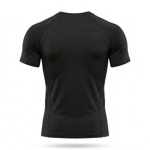 <b>Men's</b> Custom Blank Pickleball <b>Compression</b> T-<b>Shirt</b> Short Sleeve Comfortable Fit Crew Neck Four-Way Stretch Breathable - Product Image 2