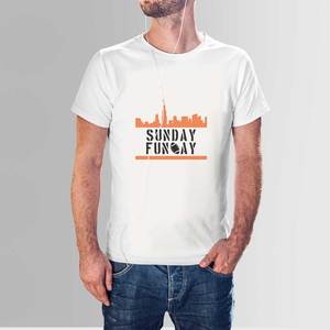 Men's <b>White</b> 100% Cotton T-Shirt Short Sleeve O-Neck Regular Fit Casual Solid Jersey Knitted Blank Design Quick Dry Breathable - Product Image 4