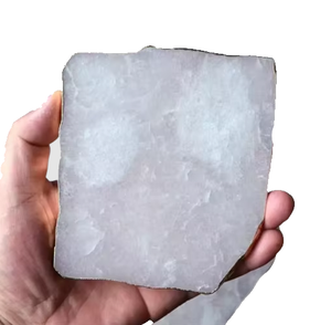 Dalles de pierre naturelle de haute qualité, dalles de jade blanc cristallin, pierres précieuses de guérison, décoration murale, panneau décoratif pour la maison - Product Image 4