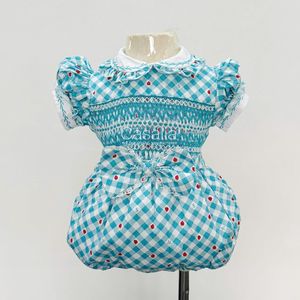 Vestido Casual de Niña con Estampado Floral, Cuello Peter Pan, Mangas Abullonadas, 100% Algodón Transpirable, Lindo Vestido Mini de Primavera - Product Image 6