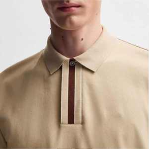 <b>Men</b> Henley Golf <b>Shirts</b> Quick Dry Blade Collar Breathable Soft Athletic Casual Daily <b>Collarless</b> Polo T-<b>Shirts</b> - Product Image 3