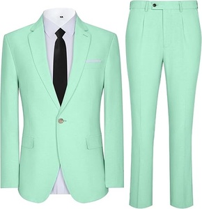 Men athletic fit <b>pant</b> coat suit stretch fabric modern business wear trending slim fit business suit for men - Product Image 5