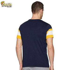 High Quality Men's Multi colored Regular Fit casual Jersey Short Sleeves Crew neck Quick Dry Men T-Shirt with Low MOQ - Product Image 4