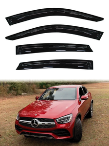 Mercedes-Benz GLC Coupé C253 2016-2022 Durable Acrylic Door <b>Window</b> Visor Vent Sun Shade Rain Guard <b>for</b> <b>Car</b> <b>Car</b> <b>Deflectors</b> - Product Image 2
