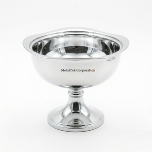 Bol à chocolat plaqué or rose de qualité supérieure, plateau décoratif pour desserts, bol en métal avec serveur, vaisselle élégante, bols à fruits de luxe - Product Image 5