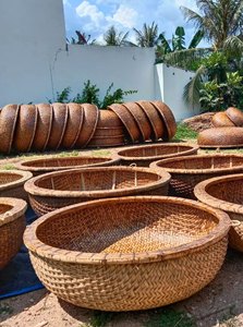 Coracle en bambou tissé du Vietnam de haute qualité pour lac, rivière ou océan - Product Image 5