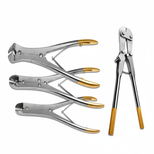 Ensemble de pinces à 4 têtes et coupe-fils T/C, pinces chirurgicales orthopédiques, qualité vétérinaire allemande - Product Image 1