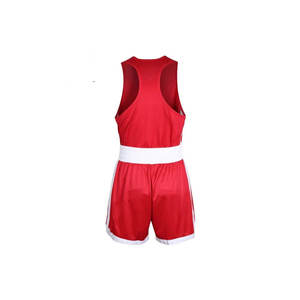 Nuevo Conjunto de Chaleco y Pantalones Cortos de Boxeo para Entrenamiento y Competencia, Uniforme de Boxeo Elástico y Ligero - Product Image 4
