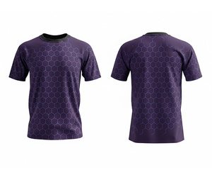 เสื้อยืดกีฬาแบบซับลิเมชั่น ชุดทีมสั่งทำพิเศษ |   ไซส์ผู้ชาย ผู้หญิง และเยาวชน |   ชุดกีฬาฝึกซ้อมน้ำหนักเบา แห้งเร็ว - Product Image 3