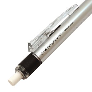 Crayon mécanique Tombow MONO Graph DPA-132E 0,5 mm vert lime avec mécanisme à secouer et gomme, papeterie japonaise - Product Image 2