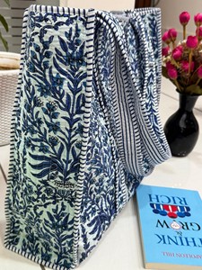 Trending Tote <b>Bag</b> Women's Unique <b>Fabric</b> Handbag Trendy Fashion Shoulder <b>Bag</b> Purse Printed Quilted - Product Image 2