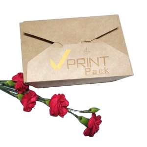 Paper food tray Food box take away Container Kraft Eco-Friendly Paper Box From VietNam