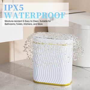 Cestino Intelligente da 2,6 Galloni per Camera da Letto, Ufficio, Soggiorno - Pattumiera Stretta Impermeabile per Uso Domestico - Product Image 4