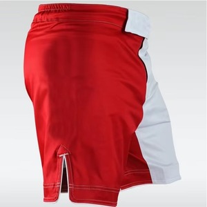 Red White MMA <b>Shorts</b> Sublimation Print Quick Dry Breathable Lightweight Unisex Martial Arts Wear Regular Fit Adult Size - Product Image 6